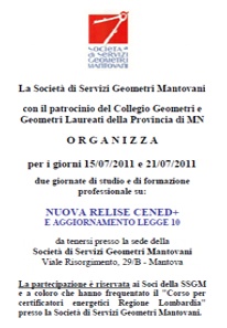 I CORSI INDETTI DA SSGM MANTOVA - CLICCA PER SCARICARNE IL PDF